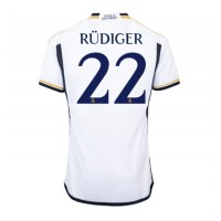 Pánský Fotbalový dres Real Madrid Antonio Rudiger #22 2023-24 Domácí Krátký Rukáv